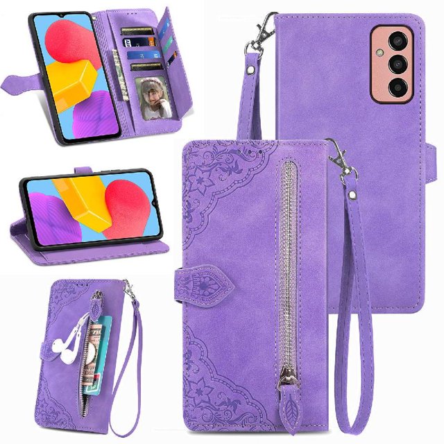 Funda billetera anti-golpes para GANGXUN Samsung M13 4G , ideal para día a día y trabajo