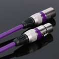 thumbnail image 4 of Colorful 5.9ft DMX Stage DJ Cable  XLR 3Pin Male to Female Connector Wire, 4 of 9