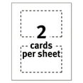 thumbnail image 5 of Printable Postcards, Laser, 80 Lb, 4 X 6, Uncoated White, 100 Cards, 2/cards/sheet, 50 Sheets/box | Bundle of 10 Boxes, 5 of 6