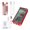 Red, variant on Compact Digital Multimeter Auto Ranges Measuring Device Multifunction Digital Meter Accuracy for Accuracy Readings