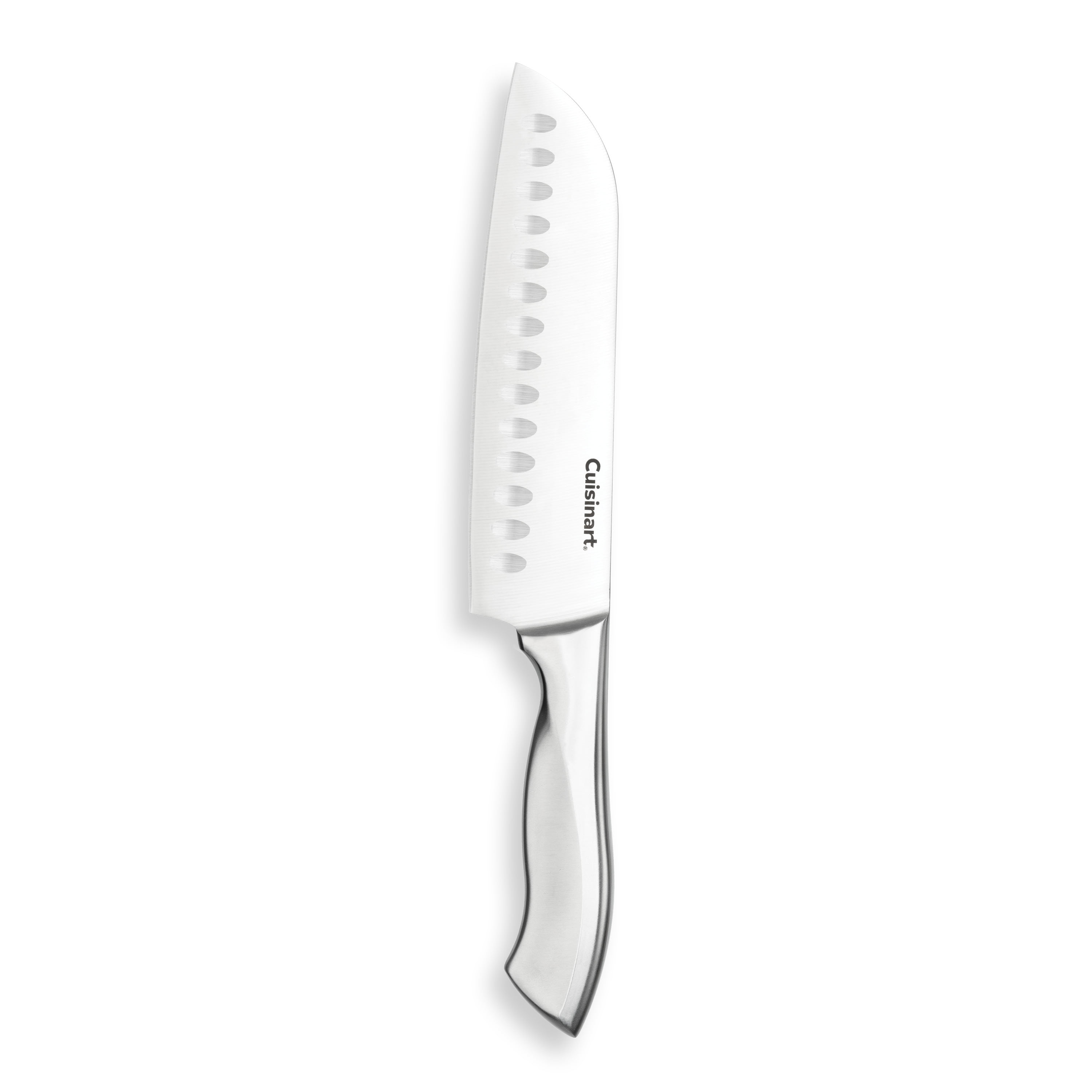 Cuisinart Classic Stainless Steel 7” Santoku Knife with Blade Guard