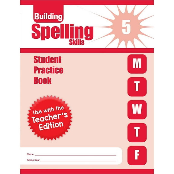 Evan-Moor Building Spelling Skills, Grade 5 Student Workbook