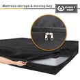 thumbnail image 2 of Heavy Duty Mattress Bags for Moving and Storage Mattress Protection Full Size Black Mattress Protector with Strong Zipper and Handles, 2 of 3
