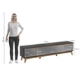 thumbnail image 4 of Mueble TV 85" Kappesberg 218cm con 3 Puertas Negro/Gris, 4 of 10