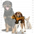 thumbnail image 5 of Tuffy Junior Zoo Tiger Durable Plush Dog Toy, 5 of 8