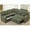 Olive Green, variant on Eyisean 81" Oversized L Shaped Corduroy Sectional Sleeper Sofa with Pull Out Bed, 5-Seater Modular Upholstered Couch Bed with Storage Chaise, for Living Room, Apartment, Easy Assembly
