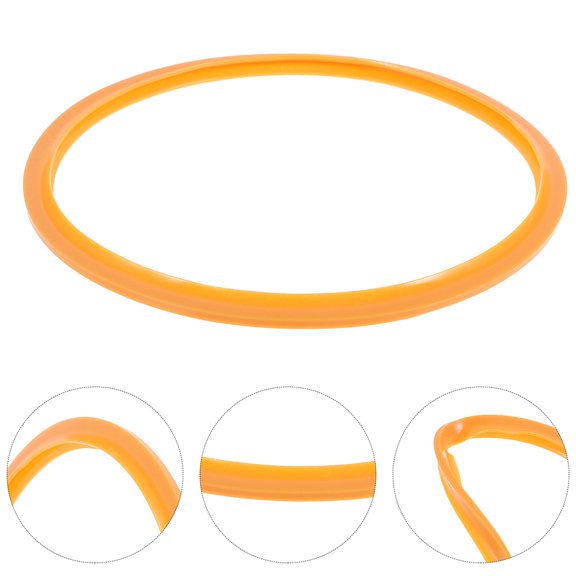 IDEANATEGRATE Cooker Lid Liner Silicone Pressure Cooker Supply 2Pcs 11.0In External Diameter