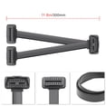 thumbnail image 1 of Car OBDII Extension Cable Replacement Auto OBDII Extension Cable Detachable Male to Dual Female 30cm 16 Pin Automotive Adapter Cord Wire Part, 1 of 8