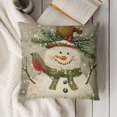 thumbnail image 4 of SHANXI Festive Christmas Pillow Cover - Cozy Cushion Case for Holiday Decor 24x24in, 4 of 6