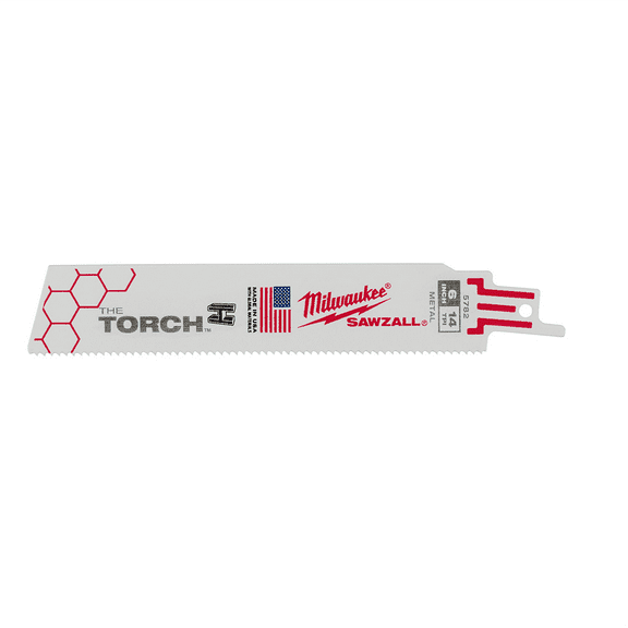 Milwaukee Tool 6" 14 TPI The Torch SAWZALL Blades (10 Pk Bulk)
