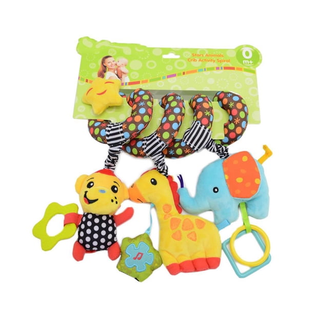 Cochecito Colgando Juguete Bebé Rosa Insecto Beep Juguete Espiral Muñeca Bebé Cama Al Ras Alrededor Sonajero Campana Animal De Dibujos Animados Juguete Para Cochecito Cuna Regalo Infantil Scienceny FN003363-01