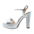thumbnail image 2 of Zapatilla Vizzano 6292200 tacón Alto plataforma Piel plateado 22.5, 2 of 4