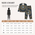 thumbnail image 4 of Pofeuu Dot Mandala Print Womens Pajamas Set Long Sleeve Sleepwear Button Down Nightwear Soft Pj Lounge Sets Button Down Pajamas Women-Large, 4 of 7