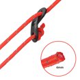 thumbnail image 4 of 4pcs 3.5m*4mm Camping Reflective Tent Ropes Set Drawstring Wind Ropes with Aluminum Alloy Buckle Outdoor Accessories, 4 of 7