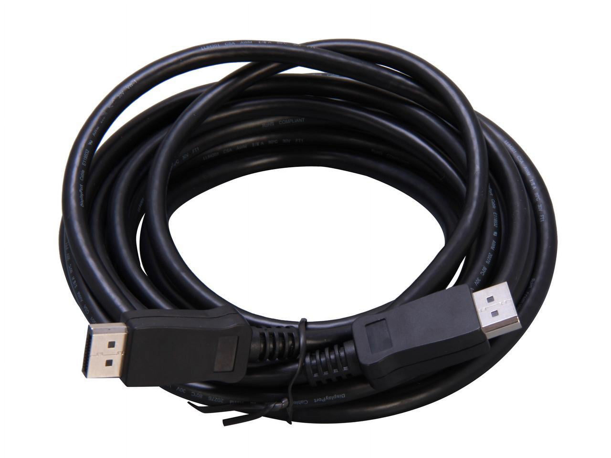 StarTech.com DISPLPORT15L DisplayPort Cable - 15 ft. - with Latches - 4K DisplayPort to DisplayPort Cable - DP Cable - DisplayPort 1.2 Cable - image 2 of 3