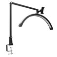 thumbnail image 2 of Lámpara de Escritorio LED de 20 Pulgadas, Negro, ABS, Aleación de Aluminio, 24 W, 1680 LM, Control de Cable, 360 Grados, Montaje en Mesa, Uñas, 2 of 9