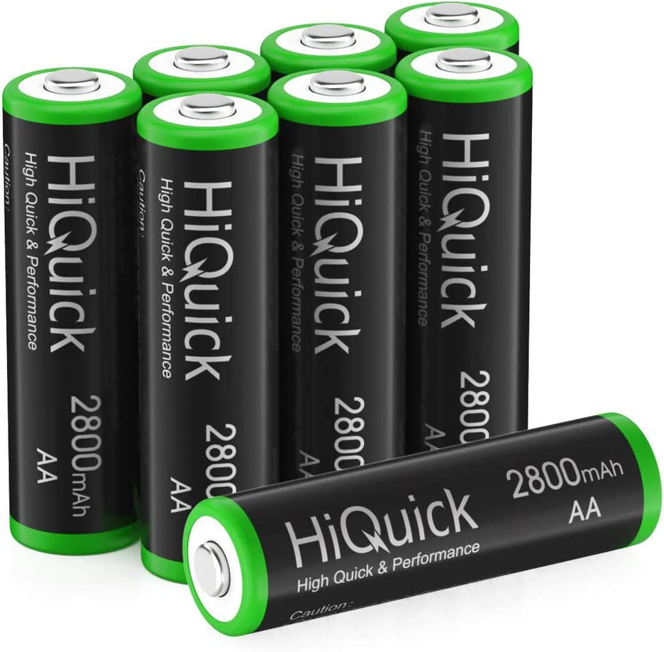 HiQuick 2800mAh AA Rechargeable Batteries High Capacity Performance