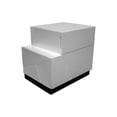 thumbnail image 4 of Best Master 5-Piece Wood Cal King Platform Bedroom Set in White/Black, 4 of 4