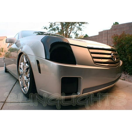 Smoke Overlay - New Cadillac CTS Smoked Headlamp Overlays Murdered Out Light Covers