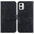 thumbnail image 2 of Compatible with Motorola Moto G73 5G Embossed Lily Wallet Case with Card Holder PU Leather Flip Cover, 2 of 5