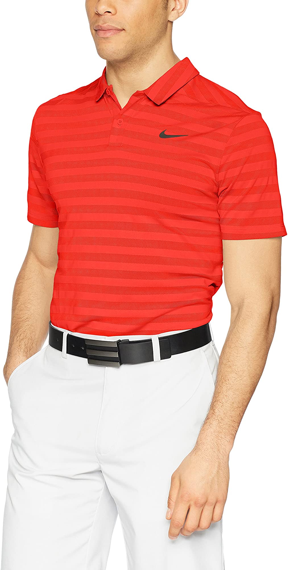 NIKE Mens Dry Stripe Golf Polo 