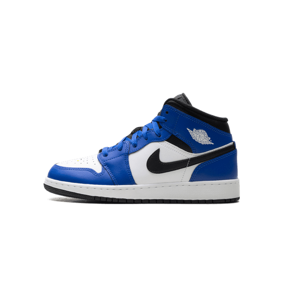 Jordan GRADE SCHOOL Jordan 1 Mid GS "Game Royal White Black" DQ8423 402 from Stadium Goods