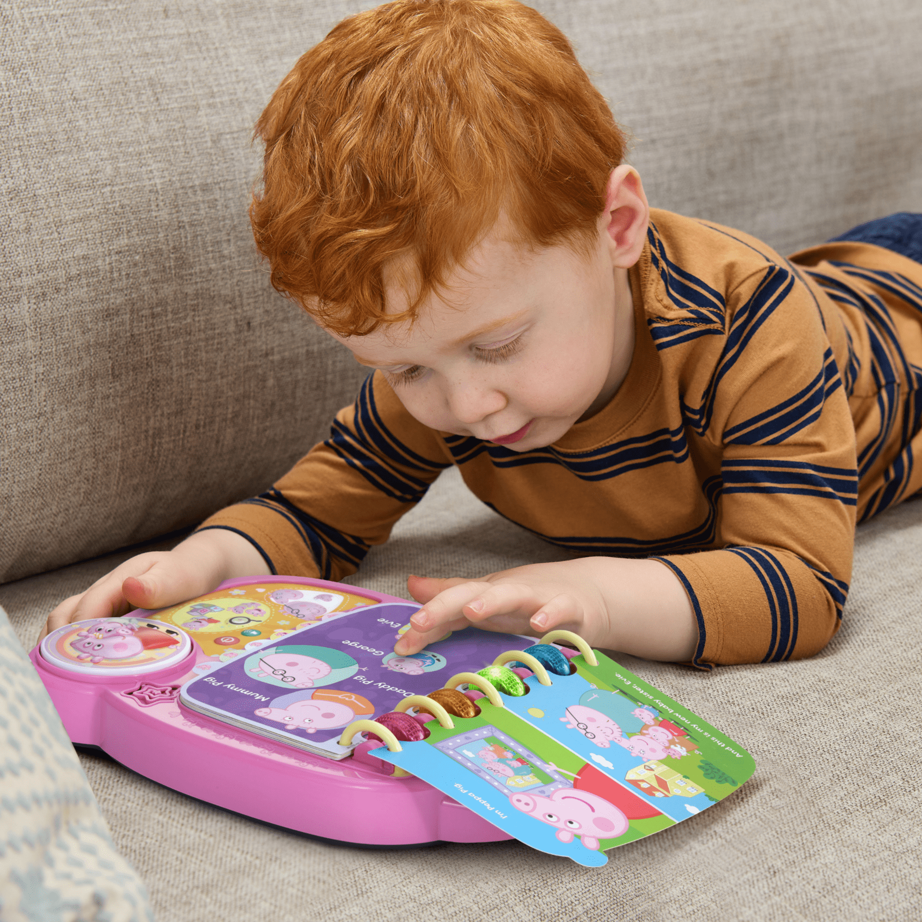 VTech® Peppa Pig Big Sister Peppa Pig Learning Book for Toddlers - English Version, 2+ Yrs