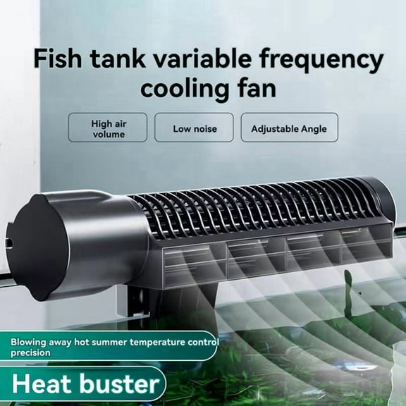 ACF Series Aquarium Cooling Fan Mute Automatic Temperature Control Marine Cooler Accessoires US Plug