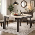 thumbnail image 3 of Amiable Counter Height Table, White Marble & Weathered Black, 3 of 11