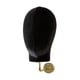thumbnail image 4 of Cabeza de maniquí de montaje en pared, modelo de peluca, colgador de almacenamiento, estante para colgar en la pared, soporte para pelucas, sombreros, Terciopelo negro, 4 of 8