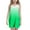 Girls Dresses Green, variant on Summer Dresses for Girls with Pockets Size 5-14 Sleeveless Sundresses Teens Kids Cute Spaghetti Strap Gradient Printed Mini Dress