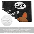 thumbnail image 4 of zuhoeo Fathers Day Dad Gifts from Daughter Son, Dad''s Snoring Corner Blanket, Dad Birthday Gift, Funny Gifts for Father, Daddy, Blanket for Bedding Sofa, 60"x50", 4 of 6