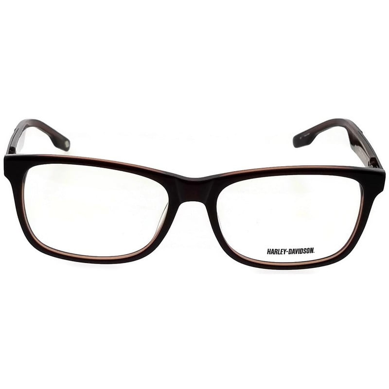 HARLEY DAVIDSON Eyeglasses HD0726 048 Shiny Dark Brown 58MM 