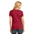 thumbnail image 2 of Port & Company LPC54V Ladies Core Cotton V-Neck Tees, Red - 2XL, 2 of 6