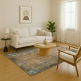 thumbnail image 7 of Addison Rugs Mayfield Premium Machine Washable Transitional Floral Taupe Rectangle Rug, 10' x 14', 7 of 7