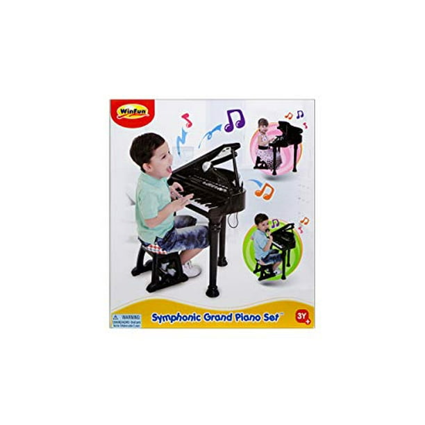 Piano pour Enfants - Instrument de Musique électronique avec 37 Touches  pour Filles, Cadeau, Jouet éducatif avec Pieds Amovibles, Microphone,  Plusieurs Modes de Musique, Lumière, Tabouret (Rosa) : : Jeux et  Jouets