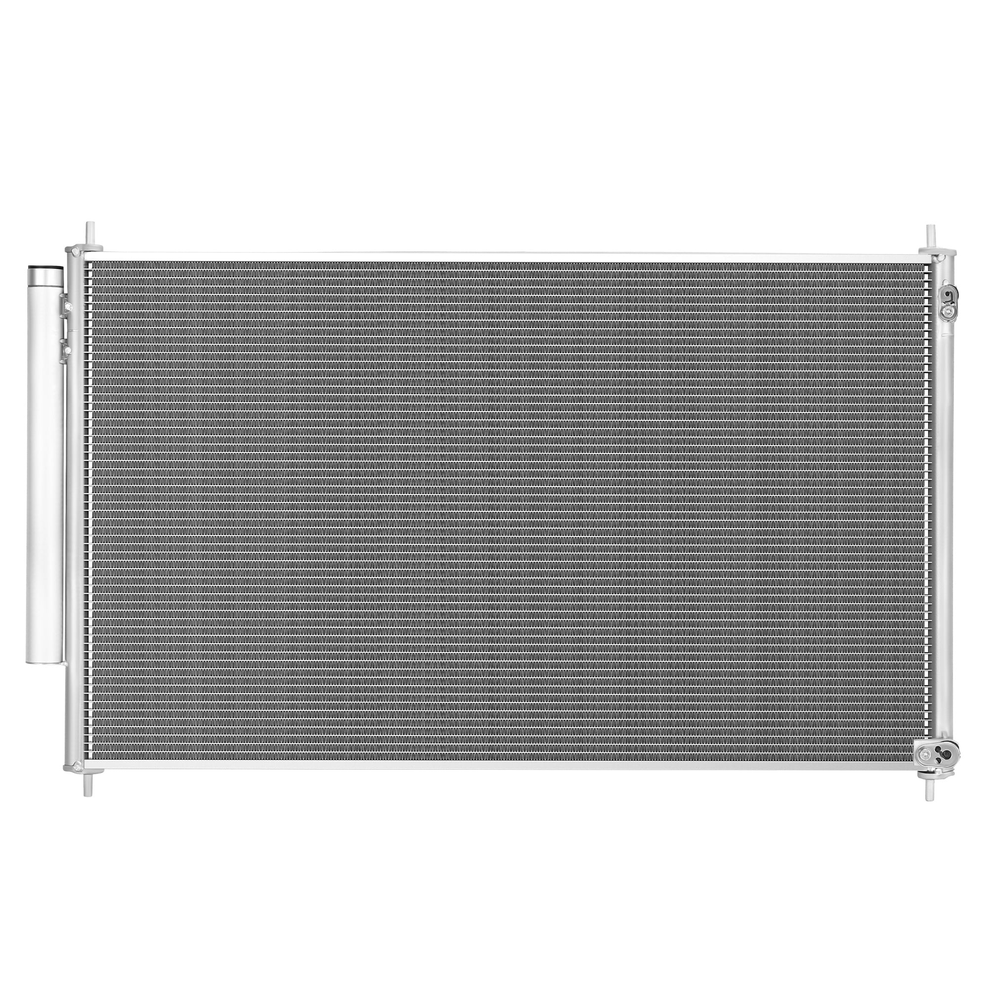 LEDKINGDOMUS AutoPart Premium AC Condenser 80110SZAA01 for 2009-2015 Honda Pilot EX EX-L LX SE Touring 3.5L V6, Direct Fit Aluminum Replacement, Leak Tested