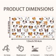 thumbnail image 2 of Cartoon Dog Face Pattern Funny Personalized License Plate Rust-proof Stainless Steel Metal License Plate Suitable For Men And Women 12.2" x 6.2", 2 of 7