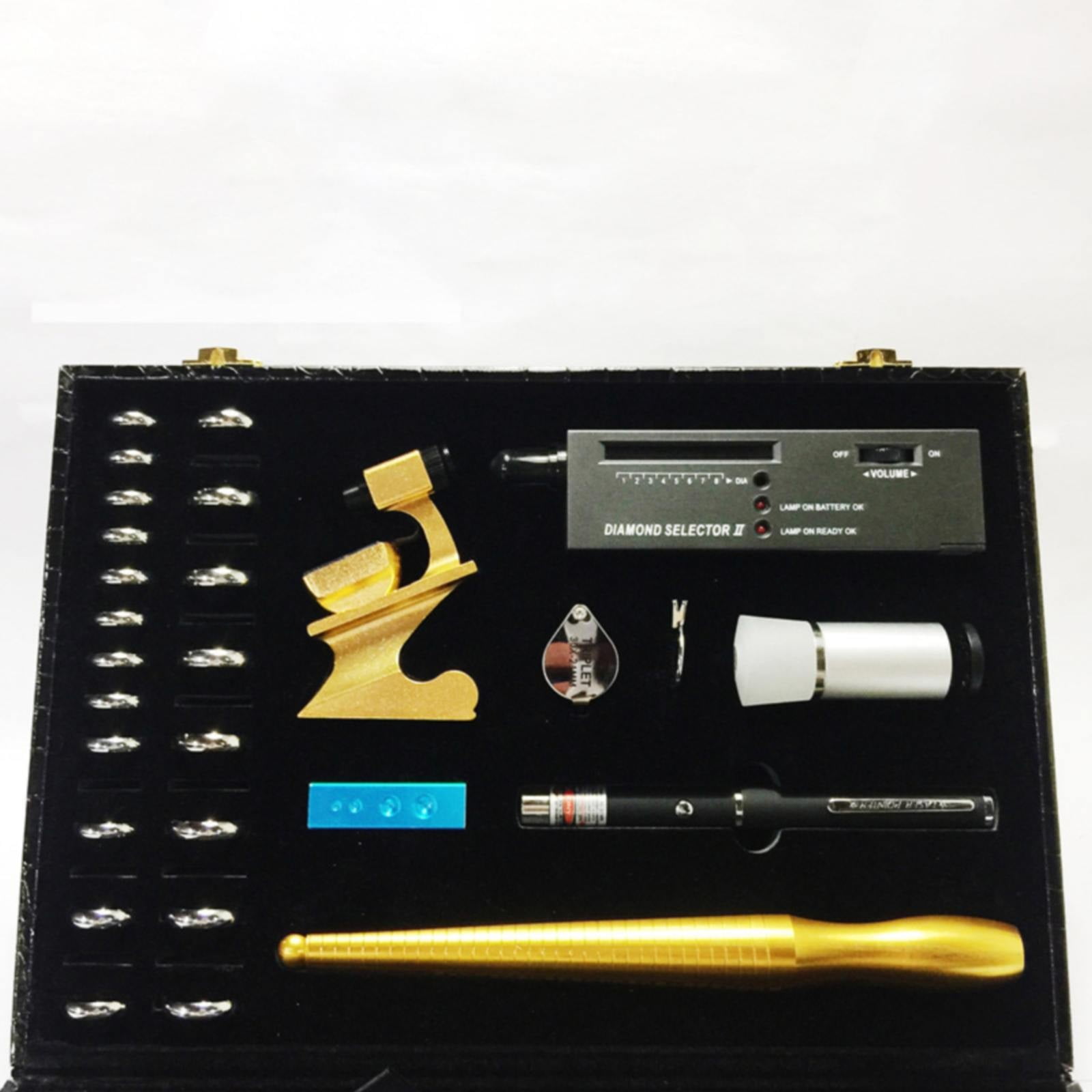 Feng Shui Import Portable Electronic Jewelry Tester Pen for Gemstone,Gold and Color Stone Testing Kit with Analog Dial,Multi Gem Validator for Diamonds Sapphires and Crystals