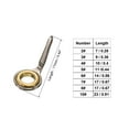 thumbnail image 2 of 2.75mm Iron Fishing Rod Guide Repair Kit Eyelet Replacement, Golden 8 Pack, 2 of 6