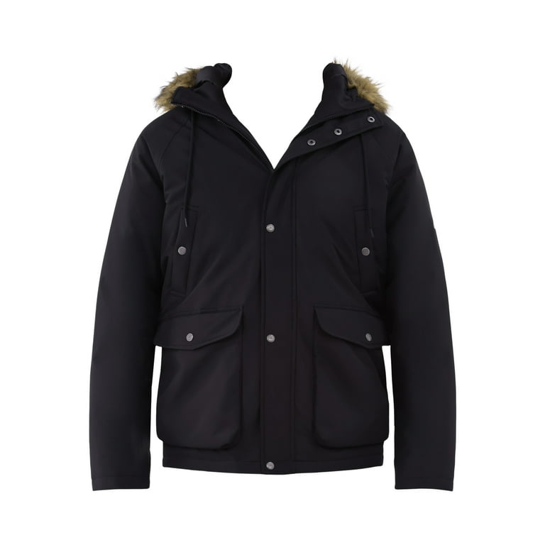 Ozark Trail Men's & Big Men's Midweight Parka Jacket, Sizes Ozark Trail Men's & Big Men's Midweight Parka Jacket, Sizes