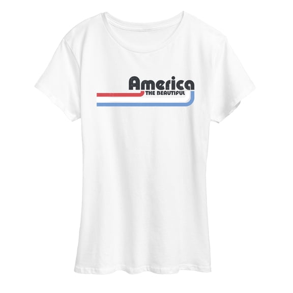 Instant Message - America Lines Short Sleeve Graphic T-Shirt