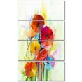 thumbnail image 2 of Yellow and Red Gerbera Flowers - Large Floral Canvas Artwork, 2 of 3