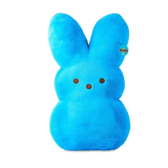 Jumbo Peeps 36 Inch Easter Bunny Plush Stuffed Animal Toy Easter Decoration (Blue)