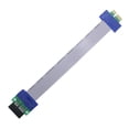 thumbnail image 2 of Extensor de tarjeta vertical PCI Express flexible Cable de extensión Convertidor PCIe 1X Ndcxsfigh  Nuevos Originales, 2 of 9