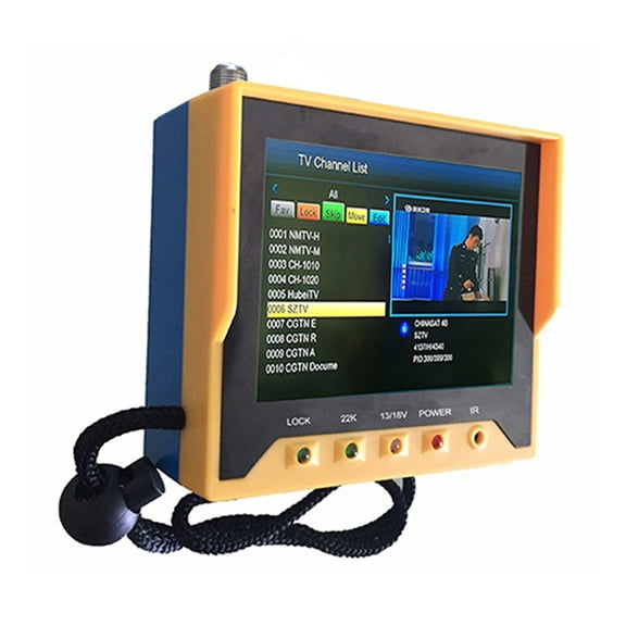 KPT-356H 3.5 InchHandheld TFT LCD Multi-Function (DVB-S/S2) Digital Satellite Finder 6933 V8 Finder2 ,Speaker Integrated