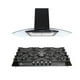 thumbnail image 1 of Combo Parrilla y Campana de Cocina Supra de Pared Cristal templado Negro de 87 cm SUPRA Combo Arezzo parrilla y campana 87 cm Negro, 1 of 6