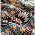 thumbnail image 4 of Bohemian Ethnic Pattern Steering Wheel Cover, 14.5-15 Inch Universal Fit, Non-Slip Breathable Linen Cloth Car Wheel Protector, Boho Style Auto Interior Accessory for Women Men, 4 of 5