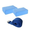 thumbnail image 4 of LOLIPPYY Lightweight Eva Yoga Bricks and Stretch Belt Set for Improved Posture and Support, 4 of 8
