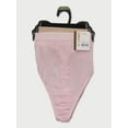 thumbnail image 2 of Joyspun Women’s Ribbed Modal Thong Panties, 3-Pack, Sizes XS to 3X, 2 of 3